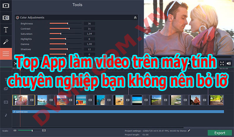 top app lam video